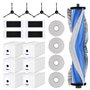 Focenat 19PCS Accessoires de Rechange pour ECOVACS DEEBOT T30 Pro Omni Aspirateur Robot