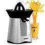 Duronic JE6 SR Presse-agrumes noir de 100 Watts 2 Cônes interchangeables Bec verseur antigouttes Tamis récupérateur de Pulpe Idé