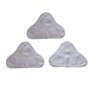 Malayas-Lot de 3 lingettes en microfibre lavables pour balai vapeu,Housse lavable Coussinets pour nettoyeur vapeur, Tampons de v