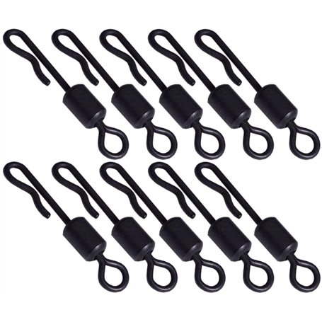 RidgeMonkey Émerillon de carpe pour montage de pêche à la carpe Taille 8 Tec Quick Change Swivel