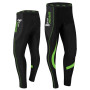 Brisk Bike Pantalon Cycliste Femme Hiver - Pantalons de Cycliste Femme Rembourré Pantalon Cycliste Femme Long (Green/Black, S)
