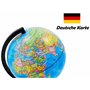 Exerz 14cm Globe Terrestre - Carte en Allemagne - Globe politique éducatif - Décoration/Géographie - Diamètre 14cm