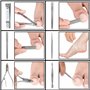 Kovira Kit Manucure Pedicure avec Coupe-Ongles (19 Pièces) - Set Manucure Professionnel en Acier Inoxydable pour Cuticules et On