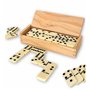 Dominos traditionnels | Dominos de luxe dans un étui en bois pour jeux de société pour enfants et adultes
