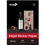 KOALA Papier photo auto-adhésif à jet d'encre Blanc Brillant Impression d'étiquettes A4 100 feuilles