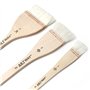 Artway Lot de 3 pinceaux Chinois en merlu 25 mm/45 mm/75 mm
