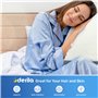 Taie d'oreiller à Mémoire de Forme Derila Fabriquée à Partir de Matériaux de Qualité. Parfaite pour Protéger Votre Oreiller Ergo