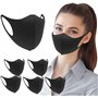 Boolavard Lot de 6 masques en tissu - Protection du visage unisexe avec boucle d'oreille - Réutilisable et lavable