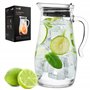 Homiu Carafe à eau en verre de 1
