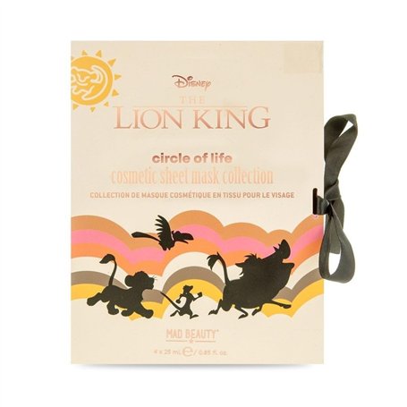 Mad Beauty - Collection de masques cosmétique en tissu pour le visage Disney le roi lion - 4 x 25 ml