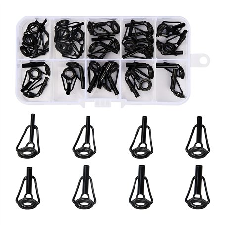 Pinsheng 40 Pièces Anneau Canne a Peche