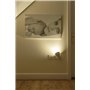 Plugin Auraglow GU10 Applique Murale Spot Éclairage Indirect Lumière Diffuse Lampe Uplight Branchement Prise - PAS D’AMPOULE LED