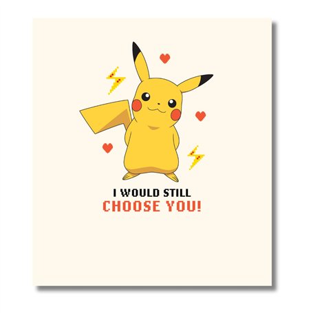 Danilo Promotions Limited Carte de Saint-Valentin Pokémon « I Would Still Choose You »