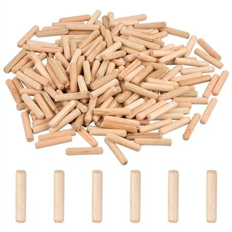 200PCS Chevilles en Bois
