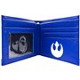 The Empire Strikes Back Star Wars R2-D2 Droïde de Réparation Rebel Alliance Portefeuille Bi-Fold Porte-ID & Porte-Cartes, Bleu
