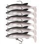 Vesaneae 6pcs Leurres Souples de Pêche