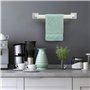 Belle Vous (Lot de 2) Support Serviette Mural en Plastique - Longueur 45 cm - Porte Serviette Adhesif Salle de Bain & Cuisine - 