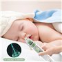 Colexy Mouche Bébé Électrique Aspirateur Nasal, 5 Niveaux d'Aspiration avec Musique et Lumière, 3 Embouts Silicone Doux, Anti-Re