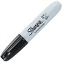Sharpie Marqueurs permanents Pointe biseautée | Noir | 2 x 2 unités