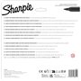 SHARPIE Marqueurs permanents Fine Glam Pop en 34 couleurs et notes adhésives