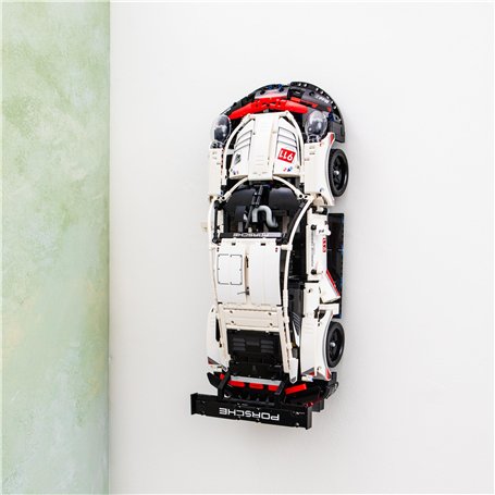 Brickify Crochet de montage mural compatible avec Lego 42096 Technic Porsche 911 RSR Race Car Model Building Kit – Facile à inst