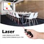 August LP205 Télécommande PowerPoint Laser Diaporama Pointeur Rouge pour Diapo et Présentation Professionnelle à distance Sans F