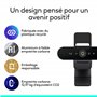 Logitech Brio 4K webcam, appels vidéo, micro anti-parasite, correction automatique de l’éclairage HD,pour Microsoft Teams, Zoom,