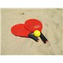 Schildkröt Set de Tennis de Plage, 2 Raquettes, 2 Balles Souples, dans Un Sac en Filet Refermable, 970130