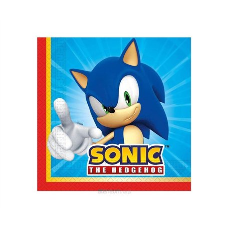 20 serviettes Sonic Party