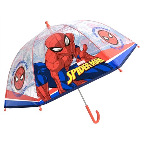 Marvel Parapluie Spiderman pour enfant Transparent