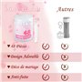 Festicy Lot Bulles de Savon Mariage I 48 pièces avec poignée de cœur de 4,5 ML chacune I Decoration Mariage I Bulles Mariage I B