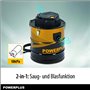 PowerPlus Vide cendres 20L - 1800W