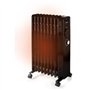 Radiateur a bain d'huile - 2000 W - DOMO - DO7327R - 42,5 x 28 x 64 cm - Noir