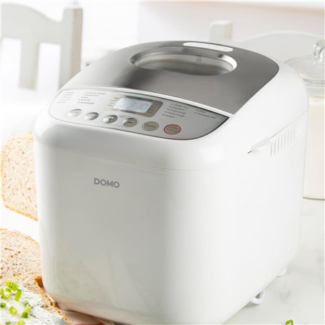 DOMO B3976 Machine à pain 500-750-1000gr - 17 programmes - incl. programme sans gluten