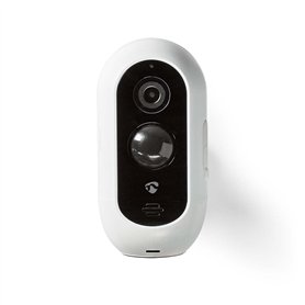 NEDIS SmartLife Caméra IP Rechargeable Wi-FI avec capteur de Mouvement PIR pour l'extérieur/Full HD 1080p