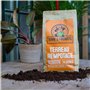 Terre D'AUGUSTE - Terreau Rempotage 6L avec Fermeture Eclair Refermable - Solution Spécifique pour Plantes Vertes & Fleuries en 