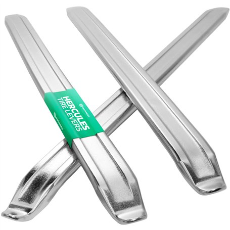 MOOVMOOV - Démonte-pneus Hercules 30cm en Métal - Levier Super Force avec double extrémités Ergonomiques - Démonte-pneu pour Tro