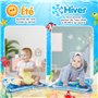 Tapis Eau Bebe Eveil | Aquarium Bebe Gonflable Pour Les Touts Petits | Tapis Sensoriel Bébé & Tapis de Motricité Bébé Pour Éveil