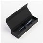 Hugo Boss Stylo à bille Contour - Bleu marine brossé