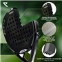 RYZE Raquette de Padel 100% Fibre de Carbone - Puissance + Contrôle Maximum - Padel Raquette avec EVA Pro Flex - Structure Légèr