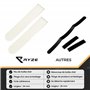 RYZE Protection Raquette de Padel Transparent - Surface Rugueuse - Protecteur Raquette de Padel en Pack de 2 - Matériau Résistan