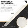 RYZE Protection Transparente pour Raquette de Padel - Surface Lisse - Protecteur de Raquette de Padel en Pack de 2 - Matériau Ré