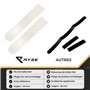 RYZE Protection Transparente pour Raquette de Padel - Surface Lisse - Protecteur de Raquette de Padel en Pack de 2 - Matériau Ré