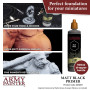 The Army Painter Aérographe AW2011 - Flacon compte-gouttes noir mat - 100 ml - Peinture acrylique - Apprêt aérographe - Peinture
