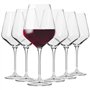 Krosno Grande Verre à Vin Rouge | Lot de 6 | 490 ML | Collection Avant-Garde | Parfait la Maison