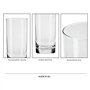 Krosno Verre à Eau Jus Long-Drink | Lot de 6 | 350 ML | Collection Blended | Parfait la Maison, Les Restaurants, Les Fêtes | Lav