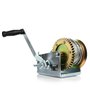 Treuil Palan Manuel à Manivelle 1136 kg 2500 lb | Câble en acier 10 m | 2 vitesses | Crochet de fermeture | Mécanisme de sécurit