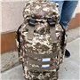 Retoo Sac à Dos Style Militaire 50L Grand Volume Sac à Dos Multifonction pour École Trekking Randonnée Camping Voyage Pêche Esca
