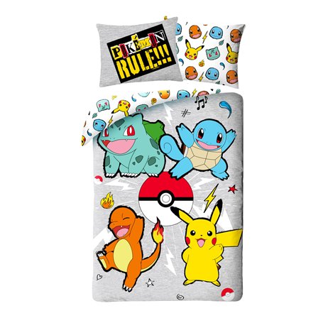 Parure de Lit Pokemon pour Enfant
