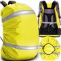 Retoo Housse de Sac à Dos Réfléchissante 20L Imperméable Couverture Anti-Pluie Étanche Anti-Poussière Résistant pour Camping Ran
